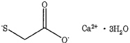 Ｃ２Ｈ２ＣａＯ２Ｓ・３Ｈ２Ｏ